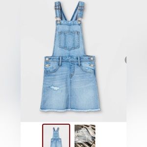 Girs' Jean Skirta - Cat & Jack™ Ight Wash SIZE L